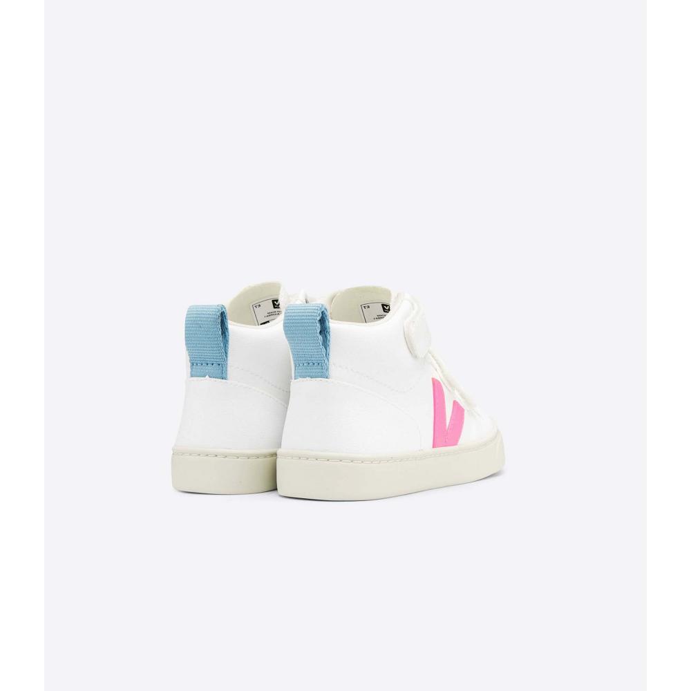 Inalti Copii Veja V-10 MID CWL White/Blue/Pink | RO 706OKI